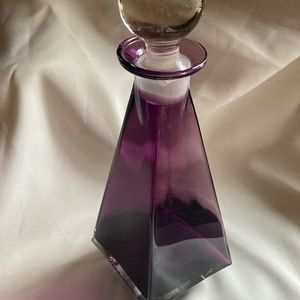 Sommerso Amethyst Diamond Cased Decanter